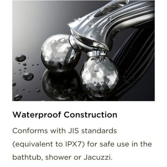 ReFa CARAT ✦ Platinum Roller ✦ Waterproof Face & Body Tool w/ Solar Microcurrent - Picture 7 of 16